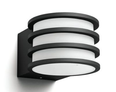 Philips Hue Itegrated LED White Lucca Outdoor Wall Light in Black Finish For $81.89 At The Home Depot Canada