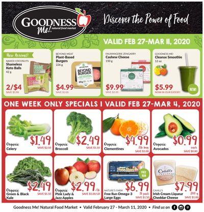 Goodness Me Flyer February 27 to March 11