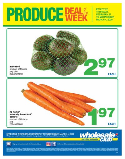 Wholesale Club (ON) Produce Deal of the Week Flyer February 27 to March 4