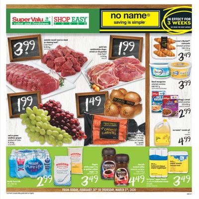 Shop Easy & SuperValu Flyer February 28 to March 5