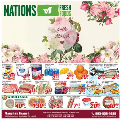 Nations Fresh Foods (Vaughan) Flyer February 28 to March 5