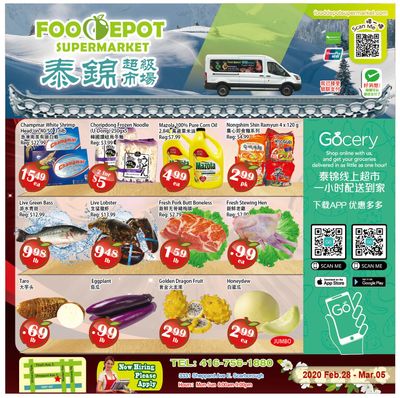 Food Depot Supermarket Flyer February 28 to March 5