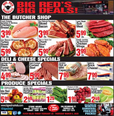 Big Red Markets Flyer February 28 to March 5