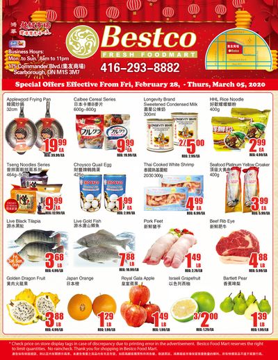 BestCo Food Mart (Scarborough) Flyer February 28 to March 5