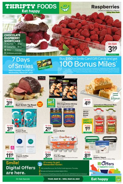 Thrifty Foods Flyer March 18 to 24