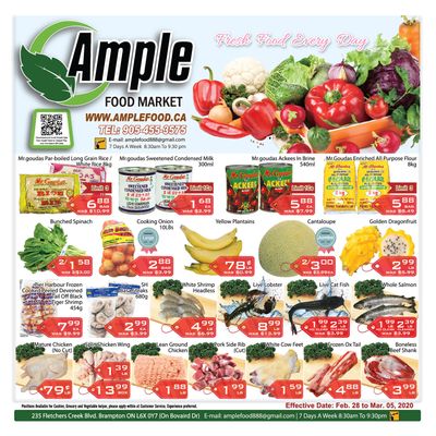 Ample Food Market Flyer February 28 to March 5