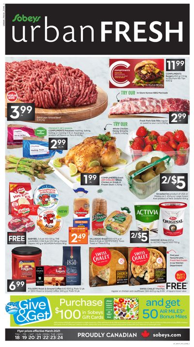 Sobeys Urban Fresh Flyer March 18 to 24