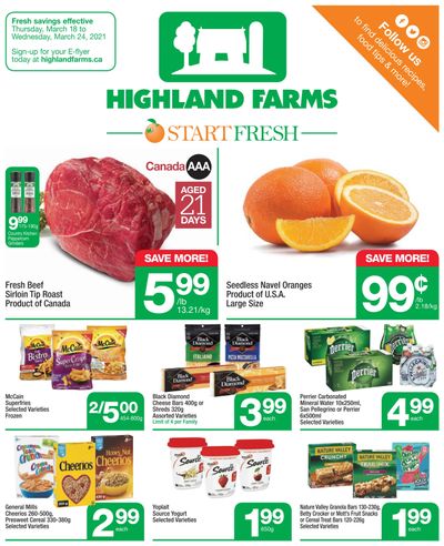 Highland Farms Flyer March 18 to 24
