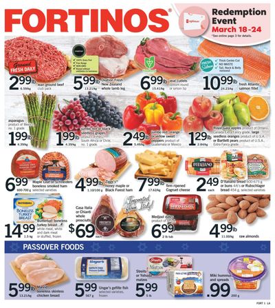 Fortinos Flyer March 18 to 24