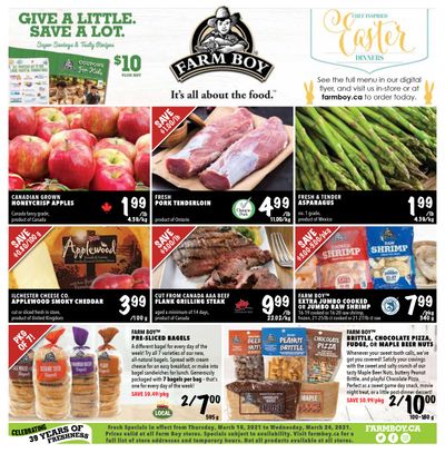 Farm Boy Flyer March 18 to 24