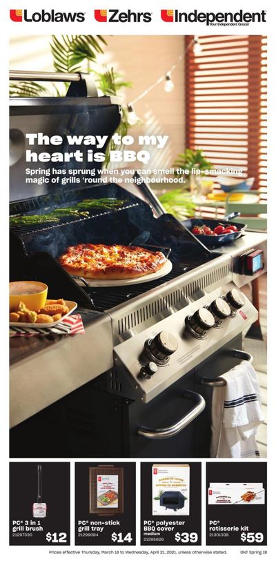 Independent Grocer (ON) Outdoor Living Flyer March 18 to April 21