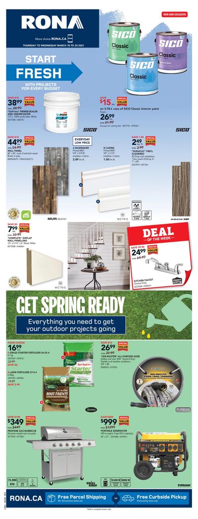 Rona (Atlantic) Flyer March 18 to 24