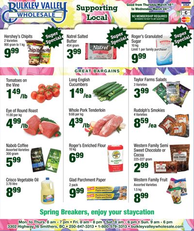 Bulkley Valley Wholesale Flyer March 18 to 24
