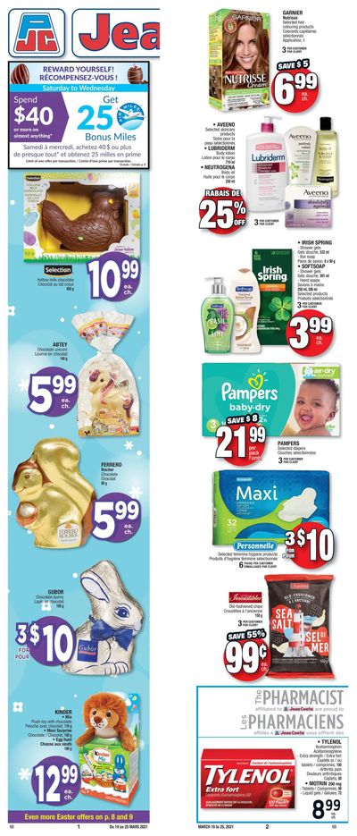 Jean Coutu (NB) Flyer March 19 to 25