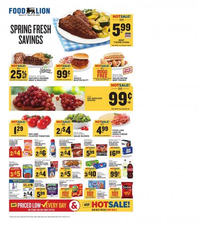 Food Lion (NC) Weekly Ad Flyer March 17 to March 23