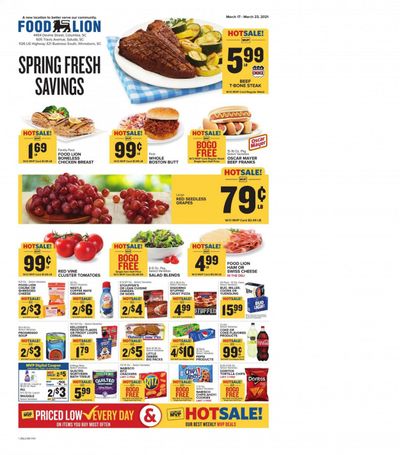 Food Lion (SC) Weekly Ad Flyer March 17 to March 23