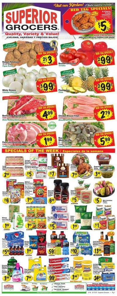 Superior Grocers Weekly Ad Flyer March 17 to March 23