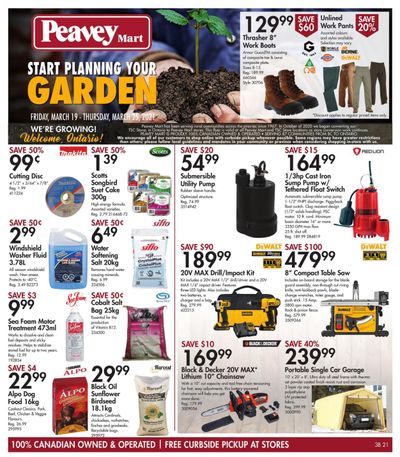 Peavey Mart (West) Flyer March 19 to 25