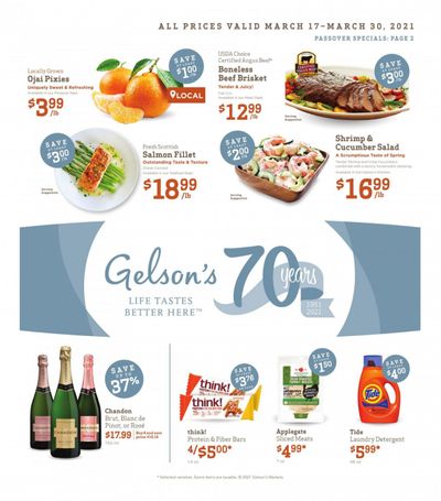 Gelson's Weekly Ad Flyer March 17 to March 30