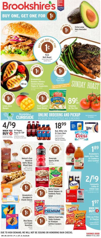 Brookshires Weekly Ad Flyer March 17 to March 23