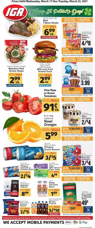 IGA Weekly Ad Flyer March 17 to March 23