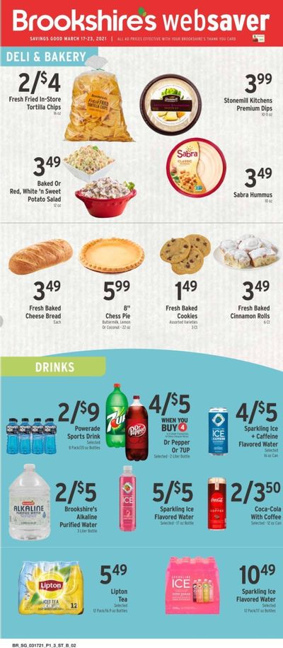 Brookshires Weekly Ad Flyer March 17 to March 23