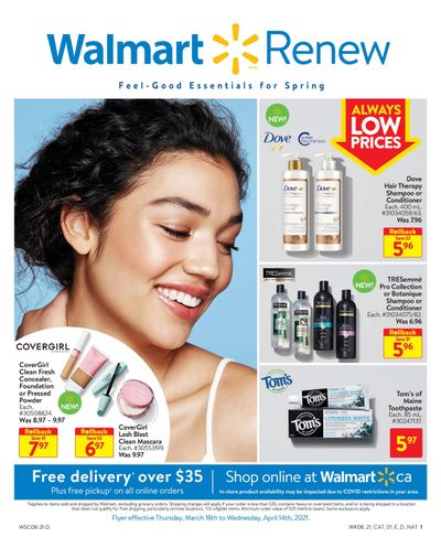 Walmart Renew Flyer March 18 to April 14
