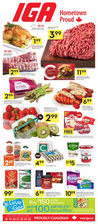 IGA (West) Flyer March 18 to 24