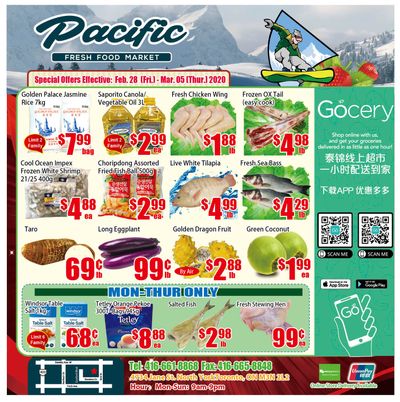 Pacific Fresh Food Market (North York) Flyer February 28 to March 5