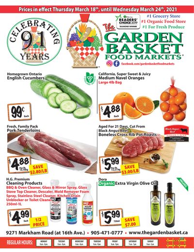 The Garden Basket Flyer March 18 to 24