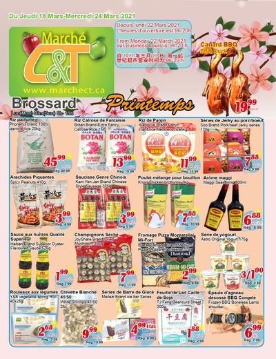 Marche C&T (Brossard) Flyer March 18 to 24
