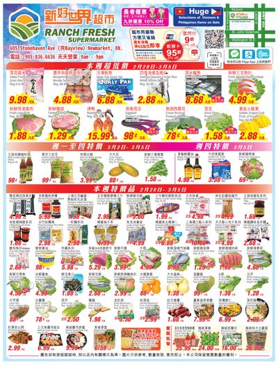 Ranch Fresh Supermarket Flyer February 28 to March 5