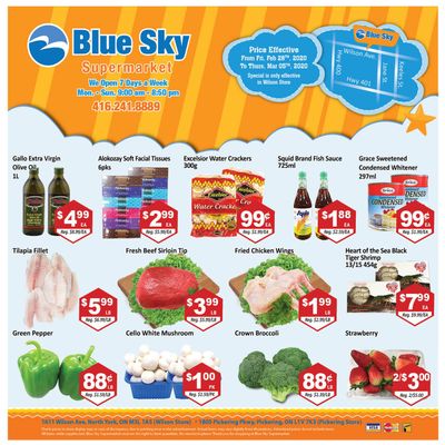 Blue Sky Supermarket (North York) Flyer February 28 to March 5