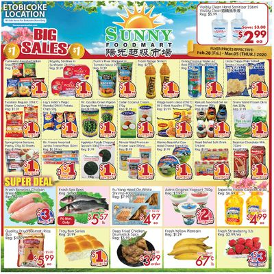 Sunny Foodmart (Etobicoke) Flyer February 28 to March 5