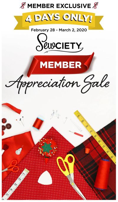 Fabricland (West) Member Appreciation Sale Flyer February 28 to March 2