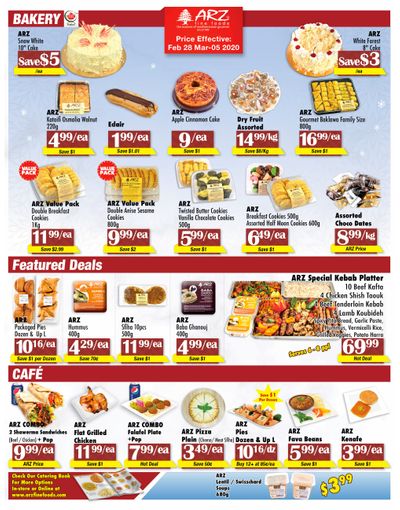 Arz Fine Foods Flyer February 28 to March 5