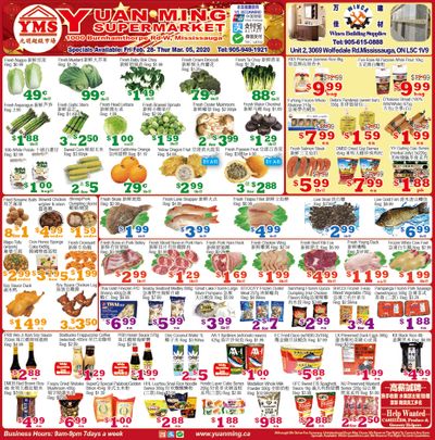 Yuan Ming Supermarket Flyer February 28 to March 5