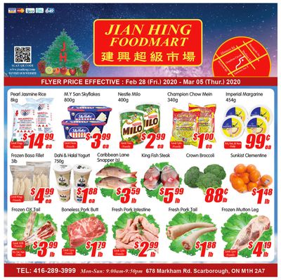 Jian Hing Foodmart (Scarborough) Flyer February 28 to March 5