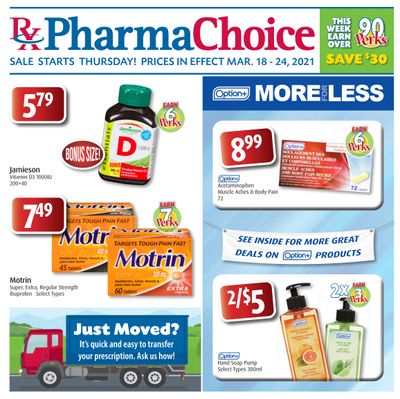 PharmaChoice Health Centre Flyer March 18 to 24