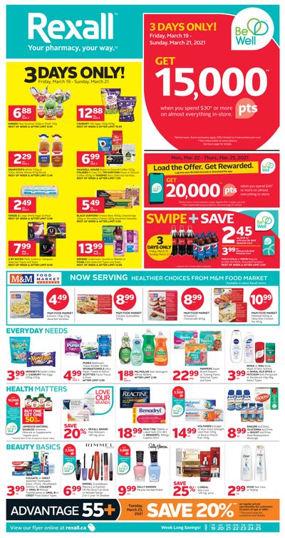 Rexall (West) Flyer March 19 to 25
