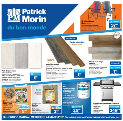 Patrick Morin Flyer March 18 to 24