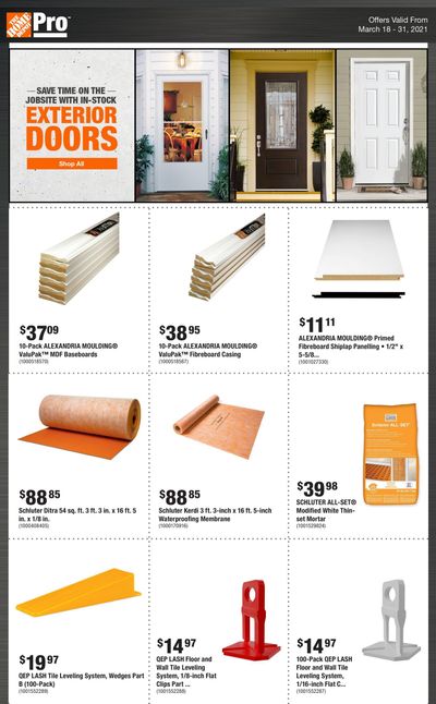 Home Depot Pro Flyer March 18 to 31