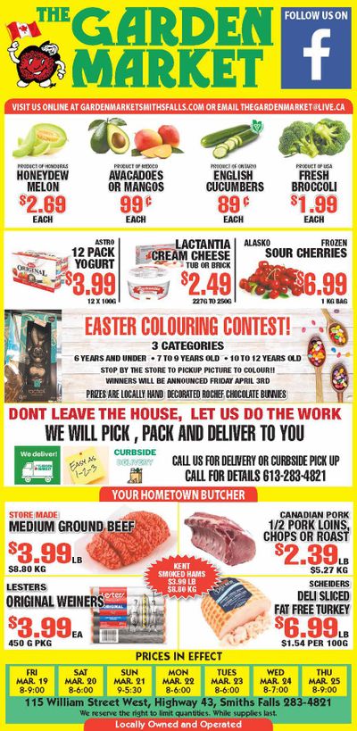 The Garden Market Flyer March 19 to 25