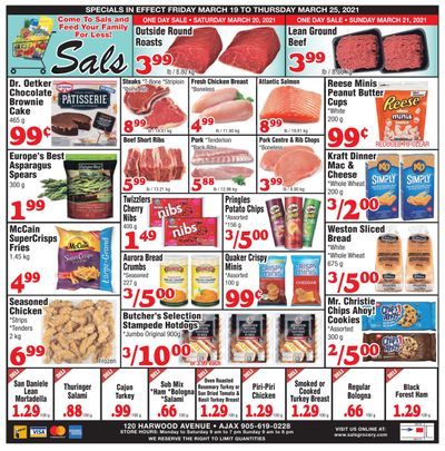 Sal's Grocery Flyer March 19 to 25