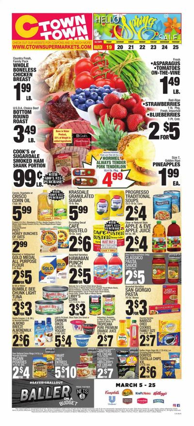 C-Town Weekly Ad Flyer March 19 to March 25
