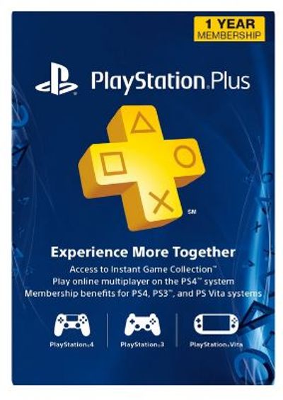 1-Year PlayStation Plus Membership (PS+) - PS3/PS4/PS Vita Digital Code (USA) For $2476.59 At cdkeys.com Canada 
