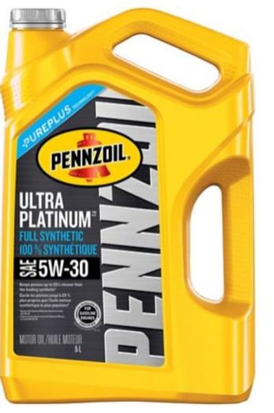 Pennzoil Ultra Platinum SyntheticEngineOil, 5-L For $33.99 At Canadian Tire Canada