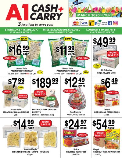 A-1 Cash and Carry Flyer March 1 to 31