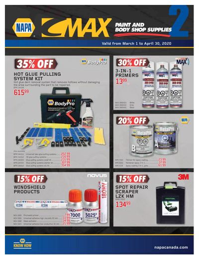NAPA Auto Parts CMAX Catalog March 1 to April 30