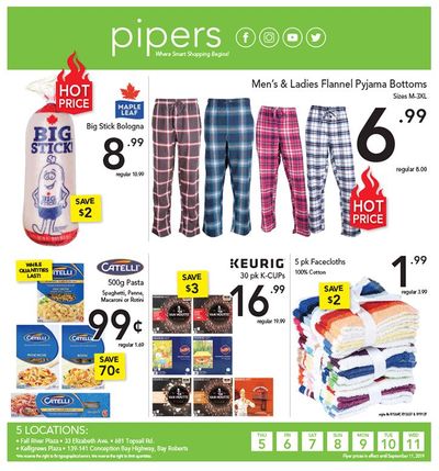 Pipers Superstore Flyer September 5 to 11